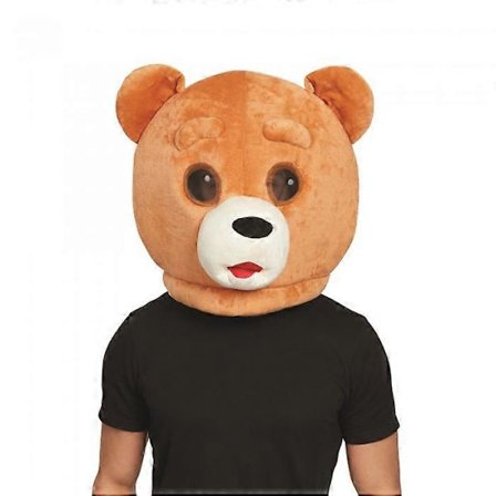 Unisex Voksne Teddybjørn Maskot Maske (FMY)