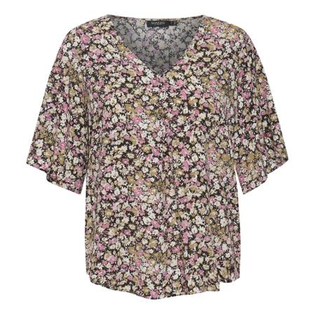 Soaked in Luxury Violetta Top SS Brun, Dame