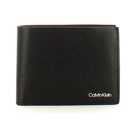 Calvin Klein Leather Pung with door holder Sort, Herre Punge og Kortholder, Størrelse: ONE Size