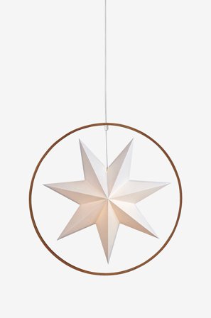 Markslöjd - Hängande stjärna Speranza 1L 50cm - Vit - Adventsstjärnor - Från Homeroom