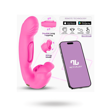 Bimby Biting & Double Tapping Tongue With App - Sexleker Vuxen: For par