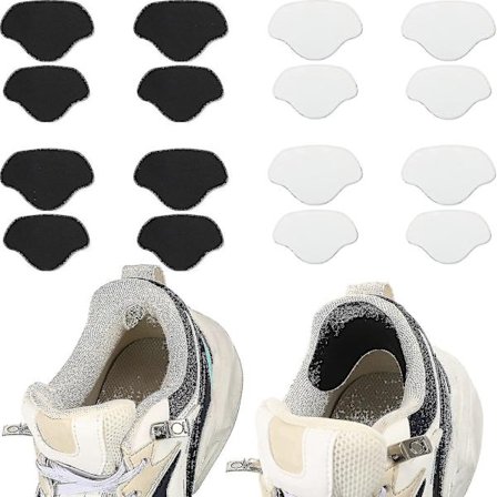 8 Par Skor Häl Reparationslapp Kit Skor Sneaker Hål Reparationslapp Självhäftande Skor Häl