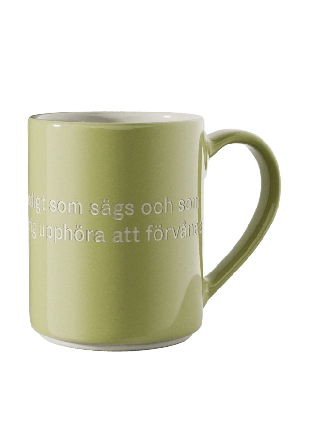 Design House Stockholm Astrid Lindgren Mugg Glas Grön 10X8,5