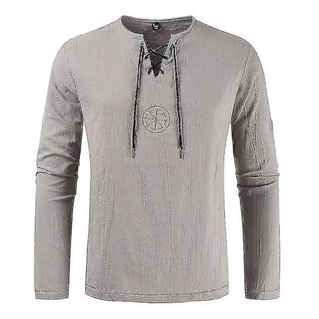 Ridder Cosplay Middelalder Kostume Tunika Halloween Kostumer Til Mænd Voksen Viking Pirat Forklædning Fancy Tøj Karneval Skjorter Farve 5