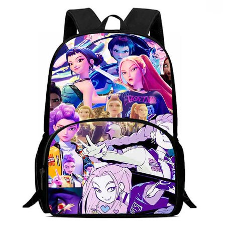 K-Pop Demon Hunters Anime Skoletaske Sød Tegneserie Taske til Studerende