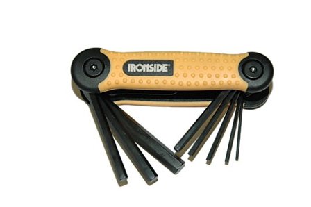 IRONSIDE SEKSKANTNØKKELSET 1,5-8MM 8 DELER