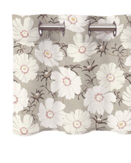 Maljekappe Thea med trykt blomstermotiv Beige