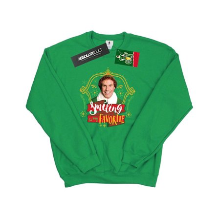 Elf Herr Buddy Leende Sweatshirt S Irländsk Grön