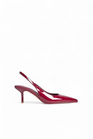 NA-KD Escarpins à talon ouvert - Chaussures Nouvel an - Rouge - EU 40