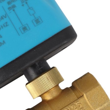 Motorisoitu palloventtiili sähköinen 2-tie DN25 DC12‐24V teollisuushydrauliikkalaitteiden tarvikkeet normaalisti suljettu