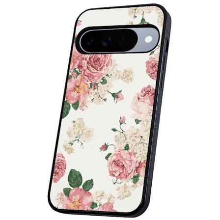 Google Pixel 10/10 Pro - Skal/Mobilskal Retro Blommor