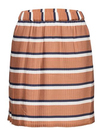 Rachel Pleat Skirt Brown The New