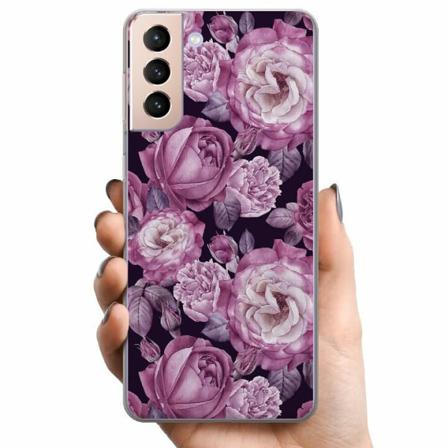 Samsung Galaxy S21+ 5g Tpu Mobilskal Blommor