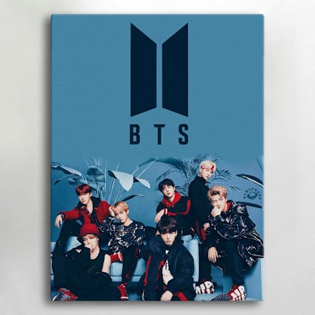 Lerretsbilde / Bilde - BTS - 40x30 cm - Lerret