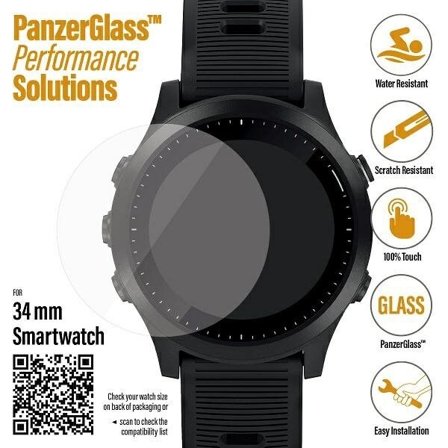 PanzerGlass Näytönsuojus Samsung Galaxy Watch 3, Garmin Forerunner 645, Fossil Q Venture Gen 4