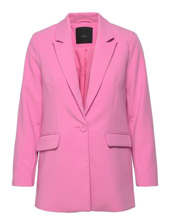 Yasbluris 7/8 Blazer Blazers Single Breasted Blazers Rosa YAS
