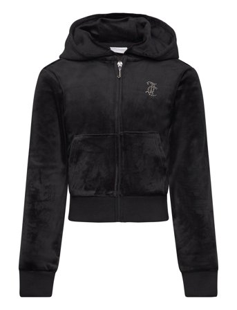 Juicy Couture | Jc Diamante Zip Thru Hood | 122