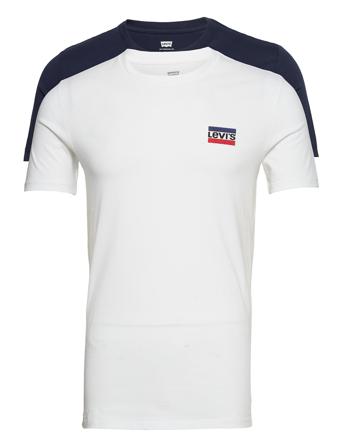 2Pk Crewneck Graphic Sportswea T-shirts Short-sleeved Blå LEVI ́S Men