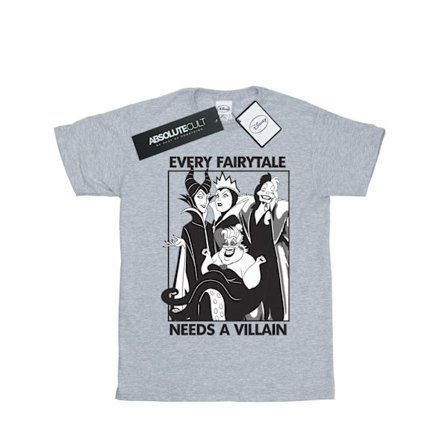 Disney Boys Every Fairy Tale Needs A Villain T-Shirt 7-8 år