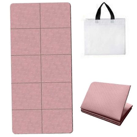 Høykvalitets, helt ny sammenleggbar yogamatte, sammenleggbar reise treningsmatte