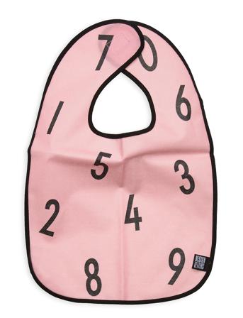 Bib The Numbers Pink Design Letters