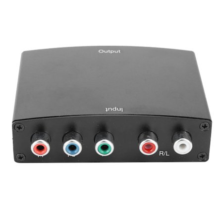 RCA till HDMI-omvandlare AV till HDMI-adapter Konverterar komposit gul vit röd ingång till 1080P utgång med signalbehandlingsteknik Plug and Play