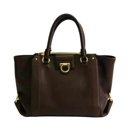 Salvatore Ferragamo Pre-owned, Pre-owned bag Bruin, Dames, Maat:ONE Size