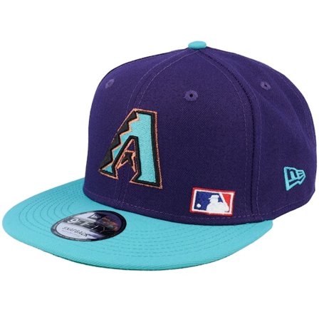 New Era - MLB Viola snapback Cappellino - Arizona Diamondbacks Team Arch 9FIFTY Purple/Teal Snapback @ Hatstore