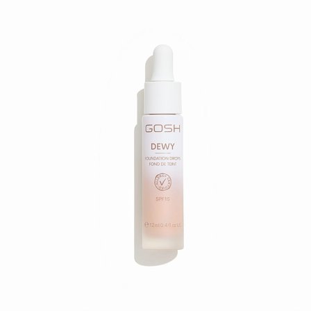 Gosh Copenhagen DEWY Foundation Drops 006 Medium, Makeup, Ansigt, Foundation