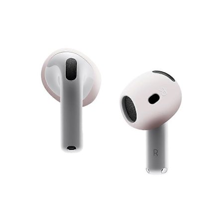 Ersättnings Ultra-tunt Silikon Öronproppsskydd för AirPods 4 (Ljusrosa, Ljusrosa)
