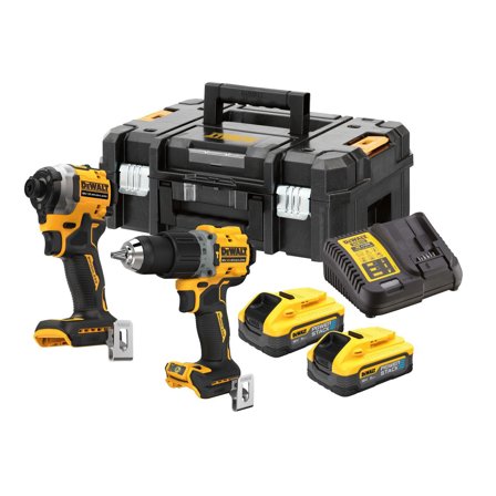 Dewalt DCK2050H2T-QW Verktøypakke med batteri og lader, Maskiner