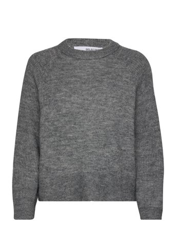 Selected | Slfrena Ls Knit O-Neck Camp | L