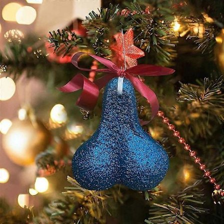 Ballballs Hængende Ornament Kreative Juletræsdekorationer Blå