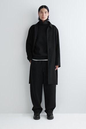 COS Men's Scuba Barrel-Leg Joggers in Black
