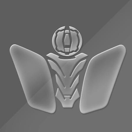 Z900 Plaza Edition 2024 Motorcykel Tank Pad Protector Passar för Kawasaki Z 900 Es 2017-2023 Transparent fiskbensdekal A-04