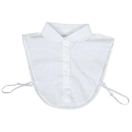 Bomuldsskjorte Falsk Krave Halv Skjorte Krave Falske Kraver Dame Tøj Tilbehør Dame Falsk Skjorte Krave