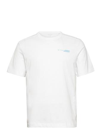 Printed T-Shirt Tom Tailor White