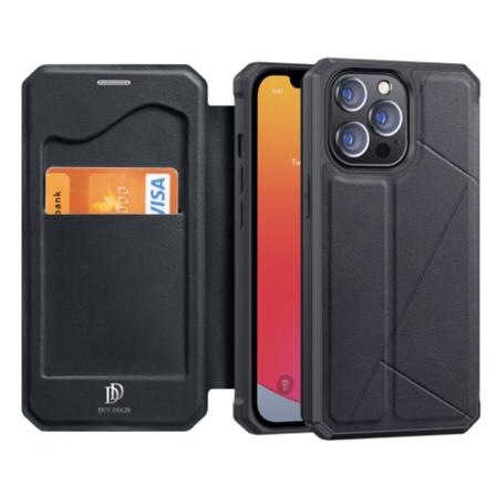 Flip Cover Fodral Iphone 13 Pro Svart Dux Ducis Skin X