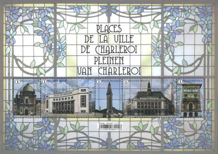 Belgien - Charleroi - Postfrisk miniark