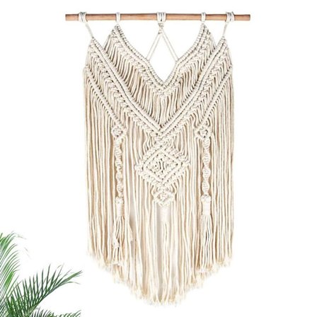 Veggdekor boho, vevd veggdekorasjon teppe, bohemsk teppe vevd KLB