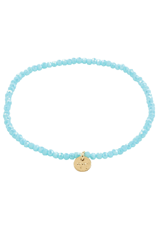 Pilgrim Indie Bracelet Skyblue, Gold-Plated Smycken & klockor Dam Guld ONESIZE