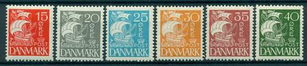 Danmark 1927 - AFA 169-174 - Postfrisk