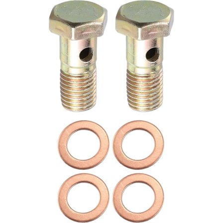 X2 Set Banjobult Bromsbeslag Adapter M12x1.5 Gänga Banjobult