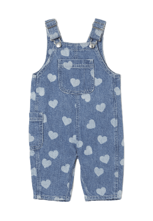 RIKIKI Hängselbyxor i denim BLAIR Underdelar Flerfärgad 74