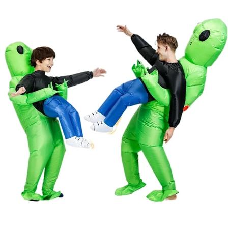 ET-Aliens Uppblåsbar Kostume Skremmende Monster Cosplay