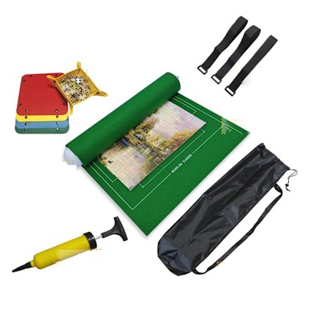 1 Stykke Puslespilsmåtte Professionel Puslespilsrulle Filtmåtte til Puslespil