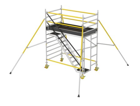 W.steps ST-1400 Trappestilladspakke 2 m, Stiger & stilladser