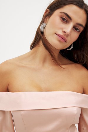 NA-KD Boucles d’oreilles en strass - Bijoux - Argent - One Size