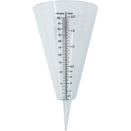 Legetøj Regnmåler til Have - Lavet af Glas - Til Måling af Mængden af Regn