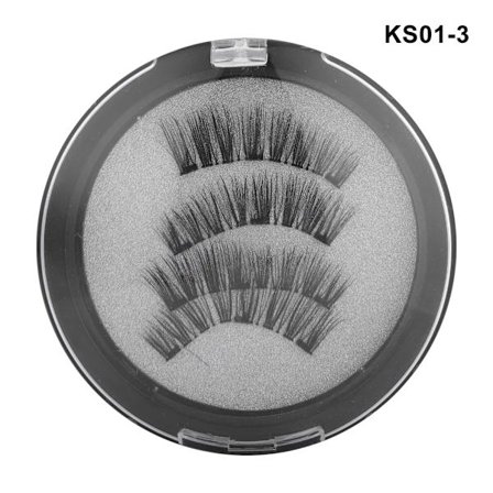 Motemagnetiske falske øyevipper Volum Myke Falske Øyevipper Forlengelse KS01-3